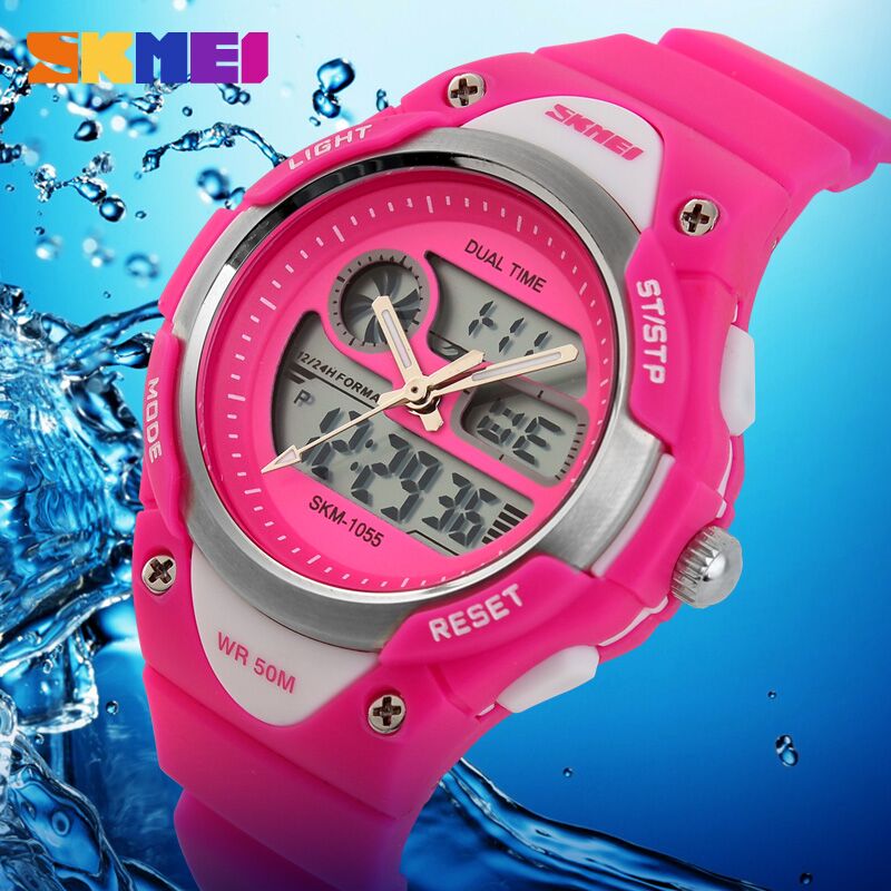 SKMEI Jam Tangan Anak - AD1055 - Black White