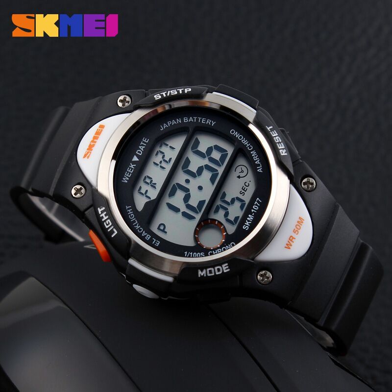 SKMEI Jam Tangan Anak - DG1077 - Black White