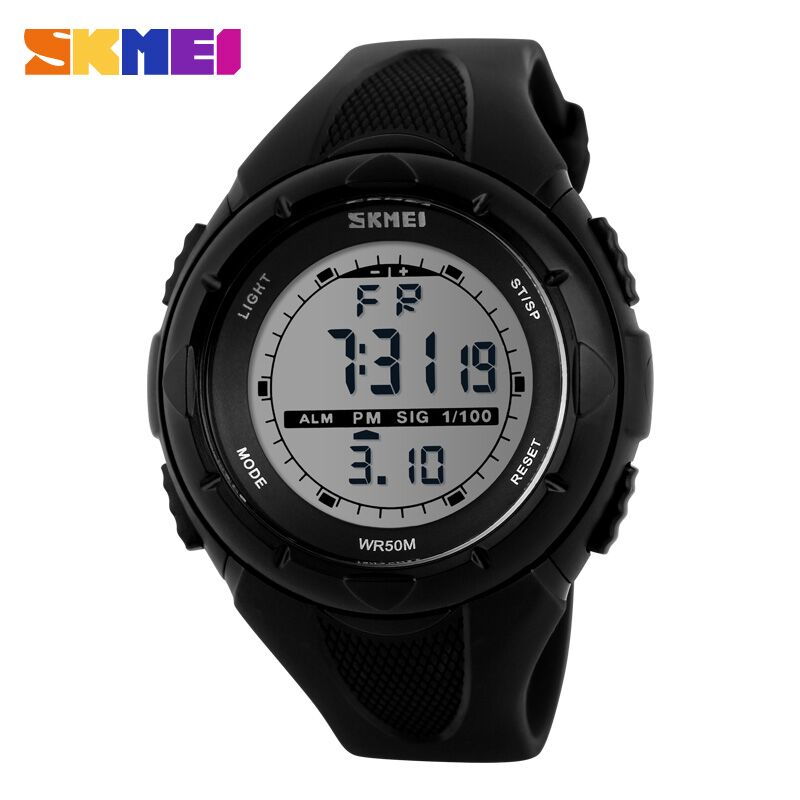 SKMEI Jam Tangan Sport Digital Wanita - DG1074 - Black 