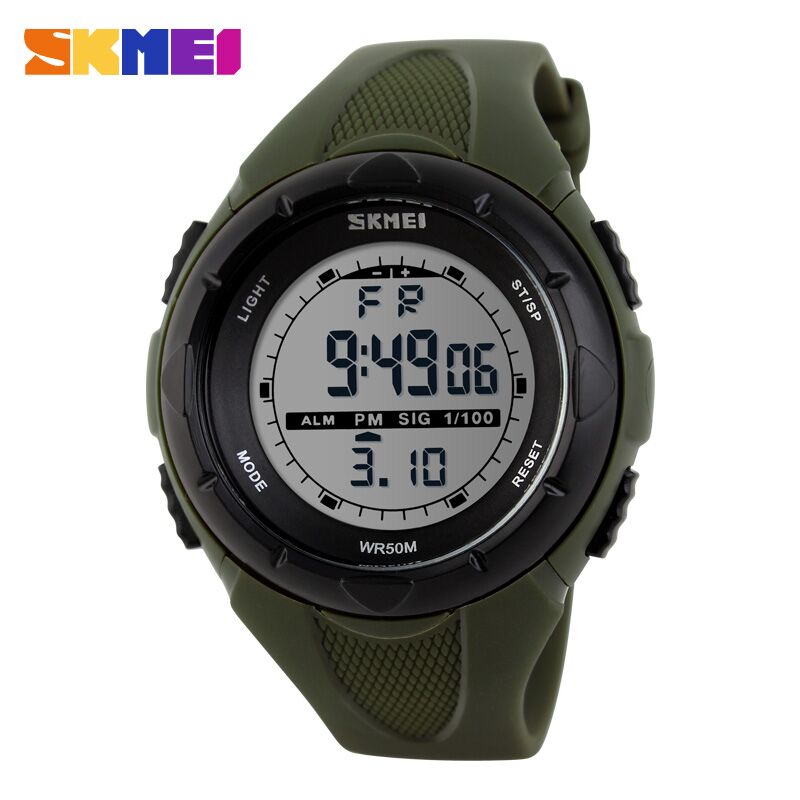 SKMEI Jam Tangan Sport Digital Wanita - DG1074 - Army 