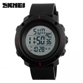 SKMEI Jam Tangan Digital Pria - DG1213 - Black/Red - 1