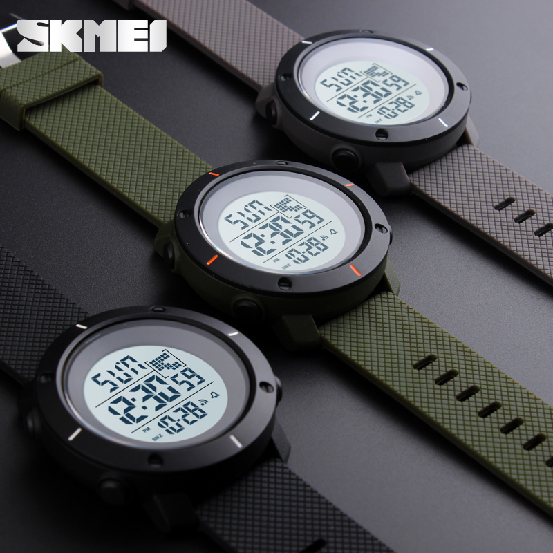 SKMEI Jam Tangan Digital Pria - DG1213 - Army Green 
