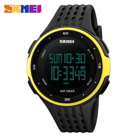 SKMEI Jam Tangan Digital Pria - DG1219 - Black/Yellow - 2