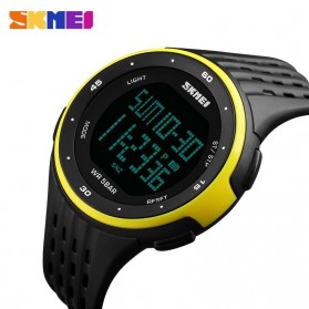 SKMEI Jam Tangan Digital Pria - DG1219 - Black/Yellow - 4