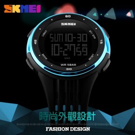SKMEI Jam Tangan Digital Pria - DG1219 - Black/Yellow - 5