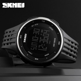 SKMEI Jam Tangan Digital Pria - DG1219 - Black/Yellow - 7