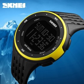 SKMEI Jam Tangan Digital Pria - DG1219 - Black/Yellow - 8