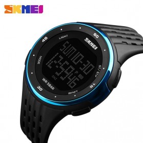 SKMEI Jam Tangan Digital Pria - DG1219 - Black/Blue - 2