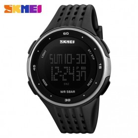 SKMEI Jam Tangan Digital Pria - DG1219 - Black/Silver - 1