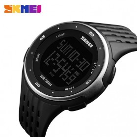 SKMEI Jam Tangan Digital Pria - DG1219 - Black/Silver - 3
