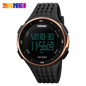 SKMEI Jam Tangan Digital Pria - DG1219 - Black/Rose - 2