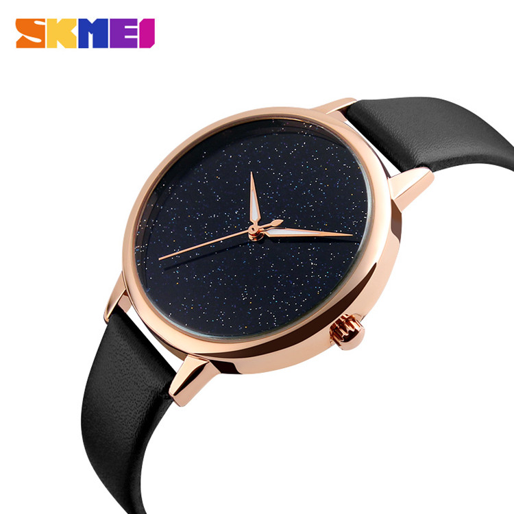 skmei jam tangan analog wanita 9141cl black skmei jam tangan analog wanita 9141cl black