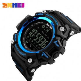 SKMEI Jam Tangan Olahraga Smartwatch Bluetooth - DG1227 BL - Black Blue - 2