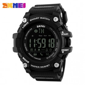 SKMEI Jam Tangan Olahraga Smartwatch Bluetooth - DG1227 BL - Black - 1