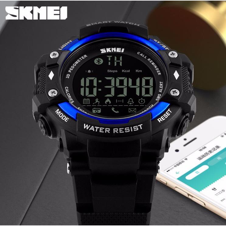 SKMEI Jam Tangan Olahraga Smartwatch Bluetooth - DG1226 BL 