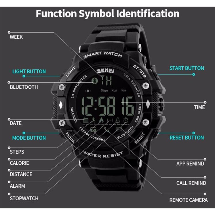 jam skmei bluetooth