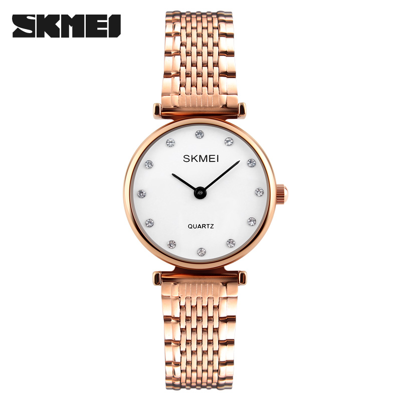 SKMEI Jam Tangan Analog Wanita - 1223C - Rose/White 