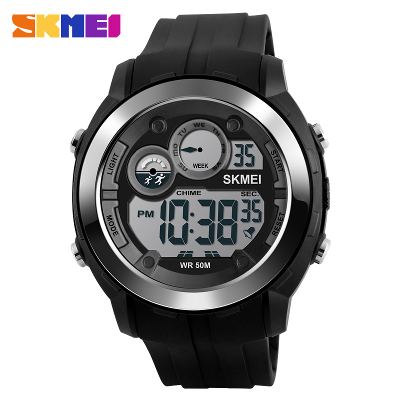 SKMEI Jam Tangan Digital Sporty Pria - DG1234 - Black 
