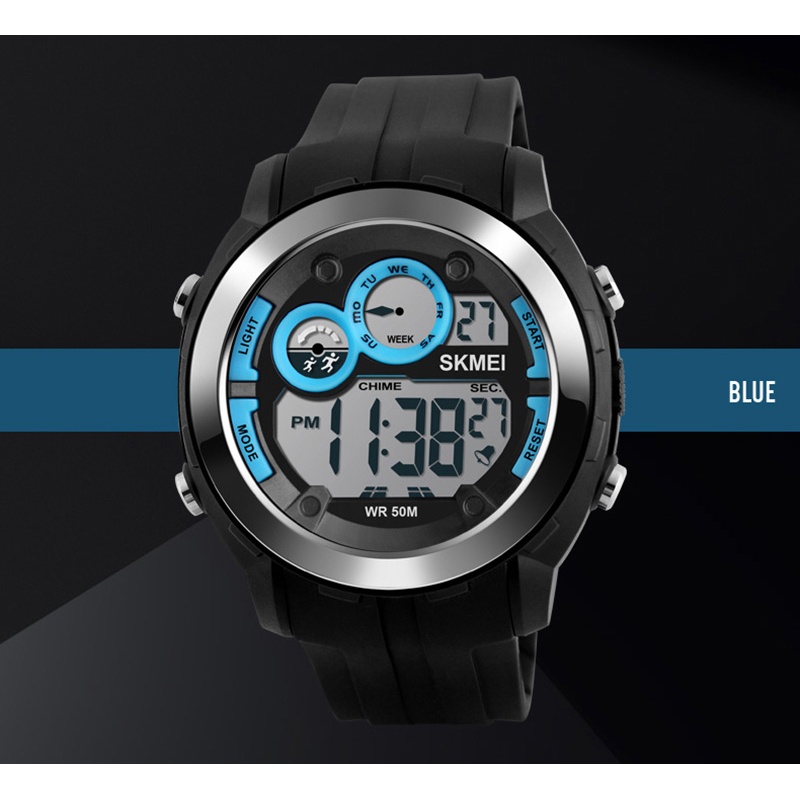 SKMEI Jam Tangan Digital Sporty Pria - DG1234 - Blue 