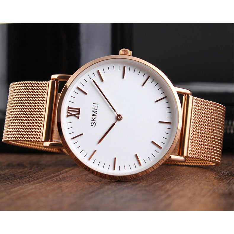 SKMEI Jam Tangan Pria Milanese Premium Stainless Steel 