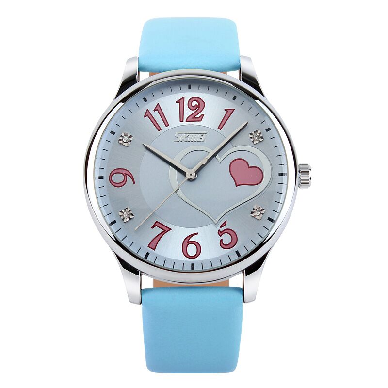 skmei jam tangan analog wanita 9085cl blue skmei jam tangan analog wanita 9085cl blue