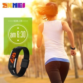 SKMEI Wristband Jam Gelang LED - 1099A - Black - 6