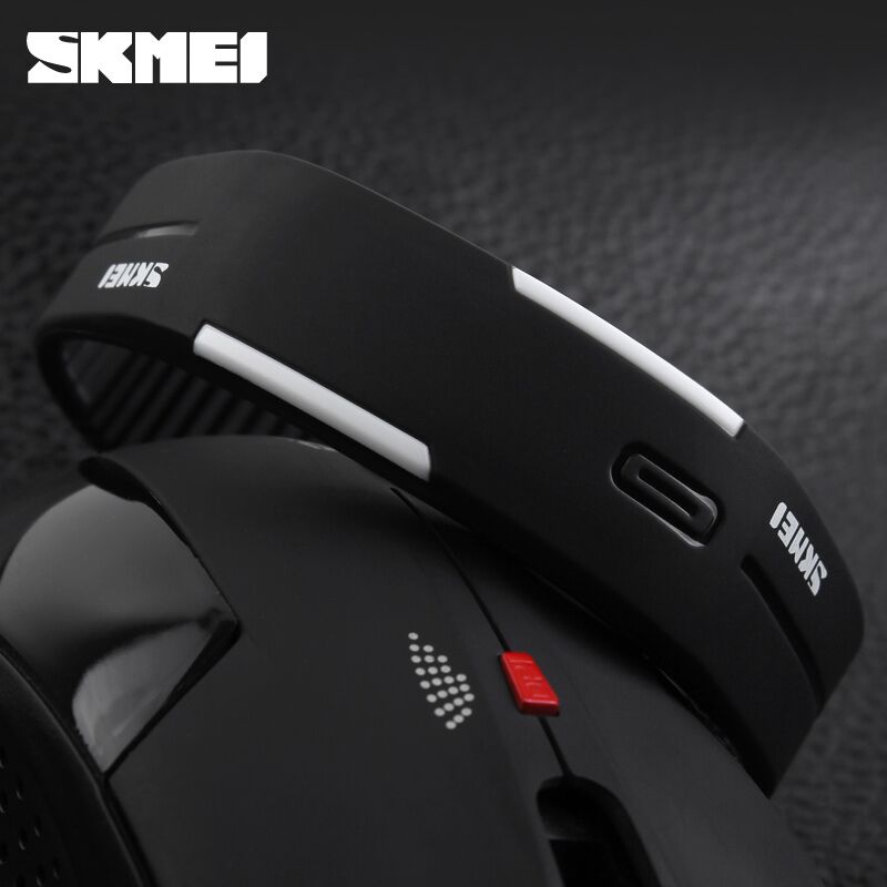 SKMEI Wristband Jam Gelang LED 1099A Black