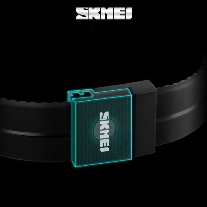 SKMEI Wristband Jam Gelang LED 1099A Black