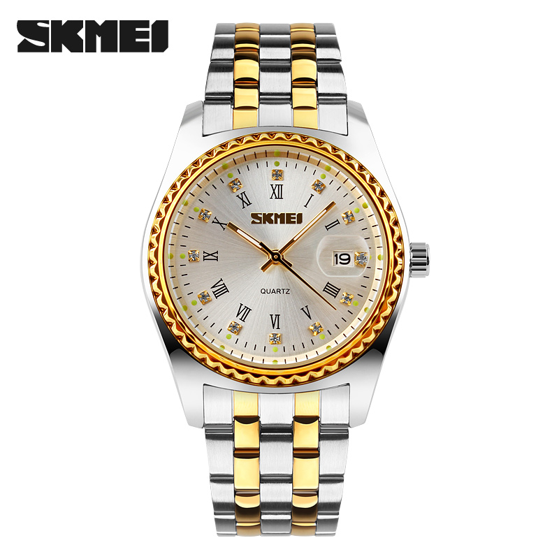 skmei jam tangan analog pria 9098cs silver skmei jam tangan analog pria 9098cs silver