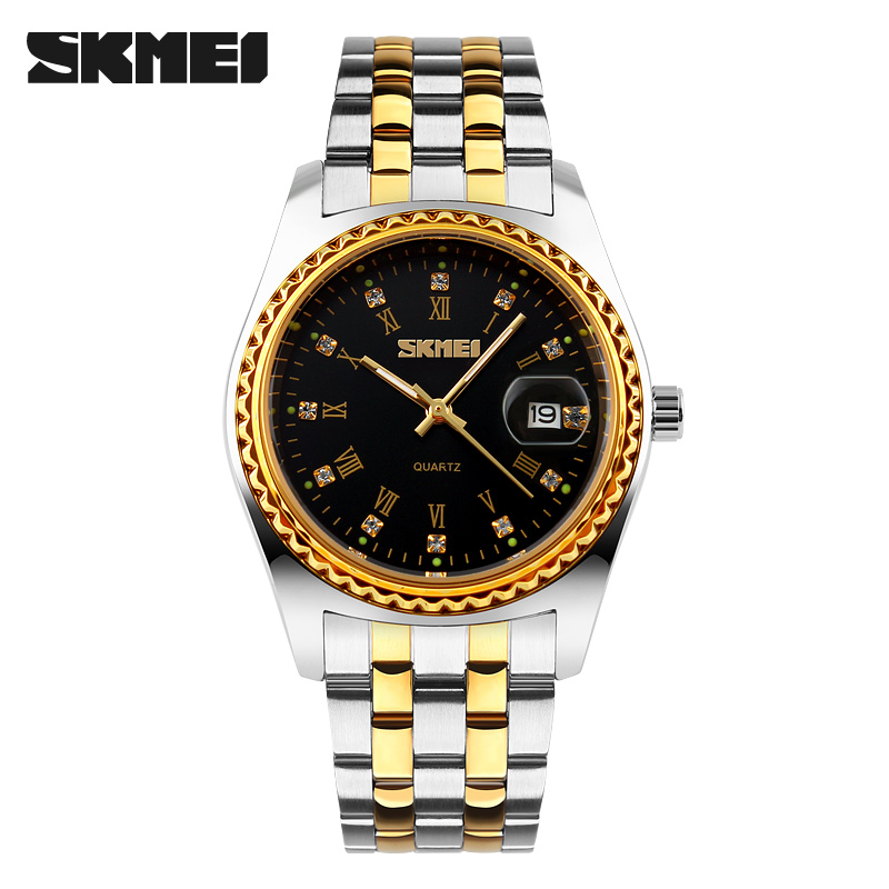SKMEI Jam Tangan Analog Pria - 9098CS - Black - JakartaNotebook.com