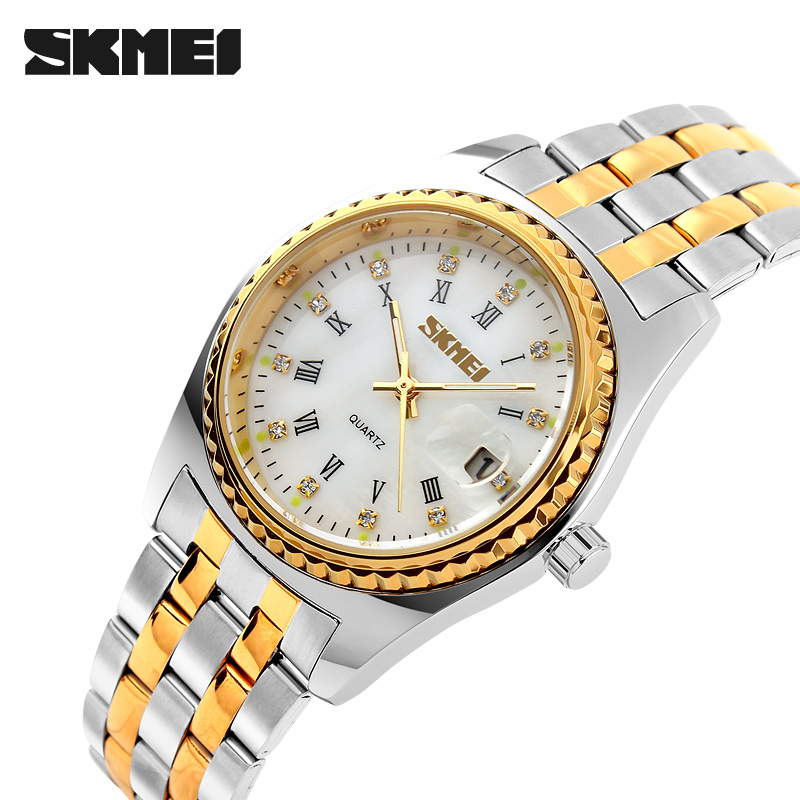 SKMEI Jam Tangan Analog Pria - 9098CS - White 