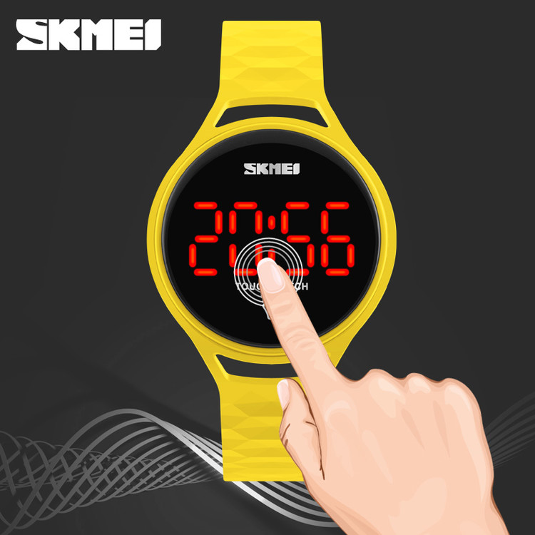 SKMEI Jam Tangan LED Touch Wanita - 1230A - Black 