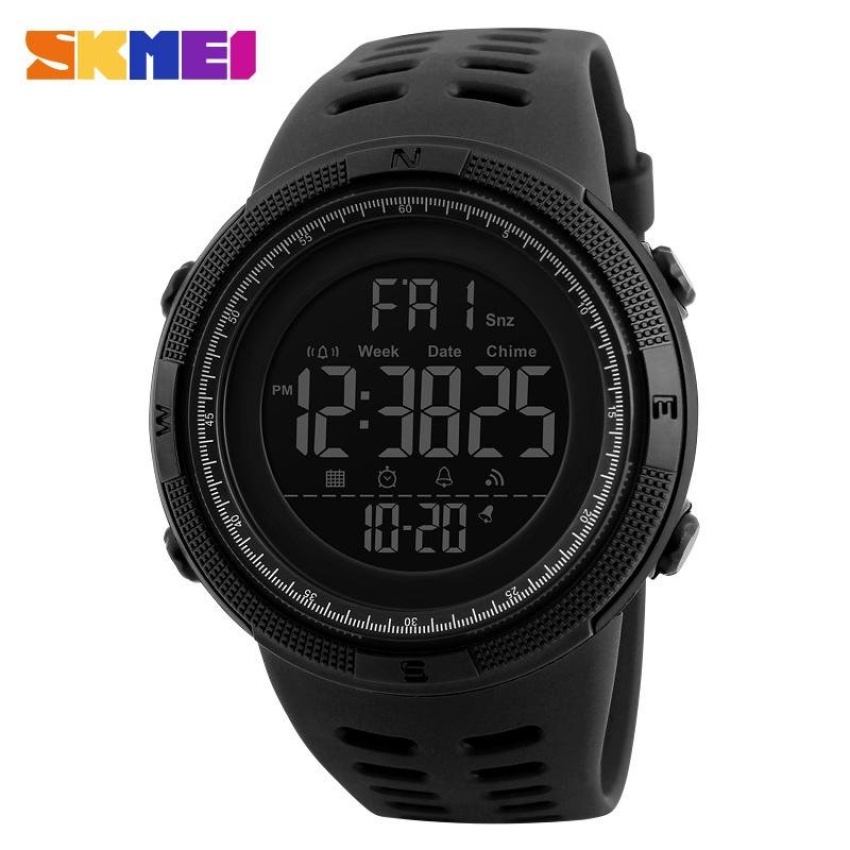 SKMEI Jam  Tangan  Digital Pria DG1251 Black 