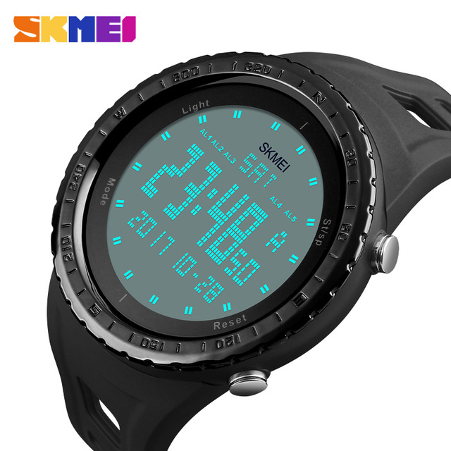 skmei jam tangan digital pria dg1246 black skmei jam tangan digital pria dg1246 black