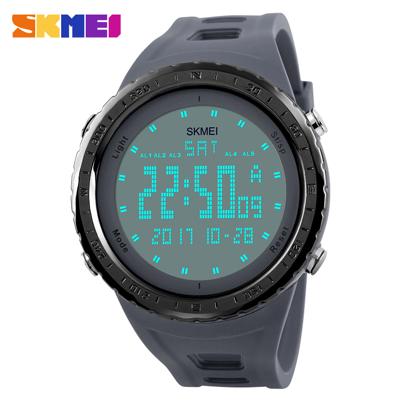 SKMEI Jam Tangan Digital Pria - DG1246 - Army Green 