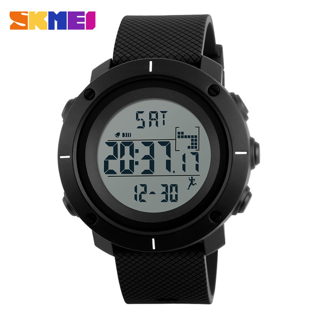 SKMEI Jam Tangan Digital - DG1215S - Black 