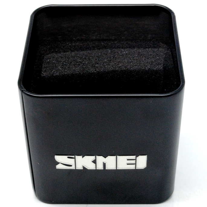 SKMEI Kotak Jam Tangan Metal Black JakartaNotebook com