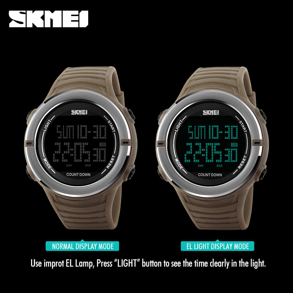 skmei jam tangan digital pria 1209 coffee skmei jam tangan digital pria 1209 coffee