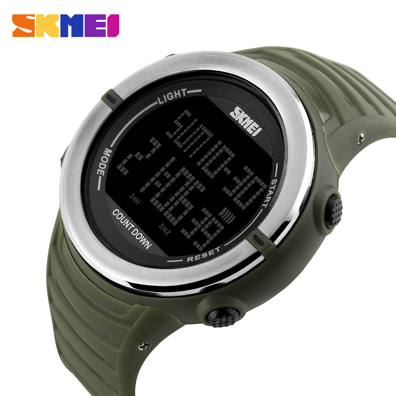 SKMEI Jam Tangan Digital Pria - 1209 - Green ...