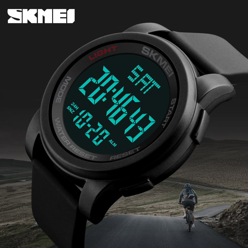 SKMEI Jam Tangan Digital Pria - DG1257 - Black 
