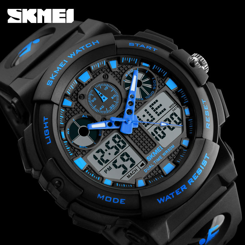 SKMEI Jam Tangan Analog Digital - AD1270 - Black 