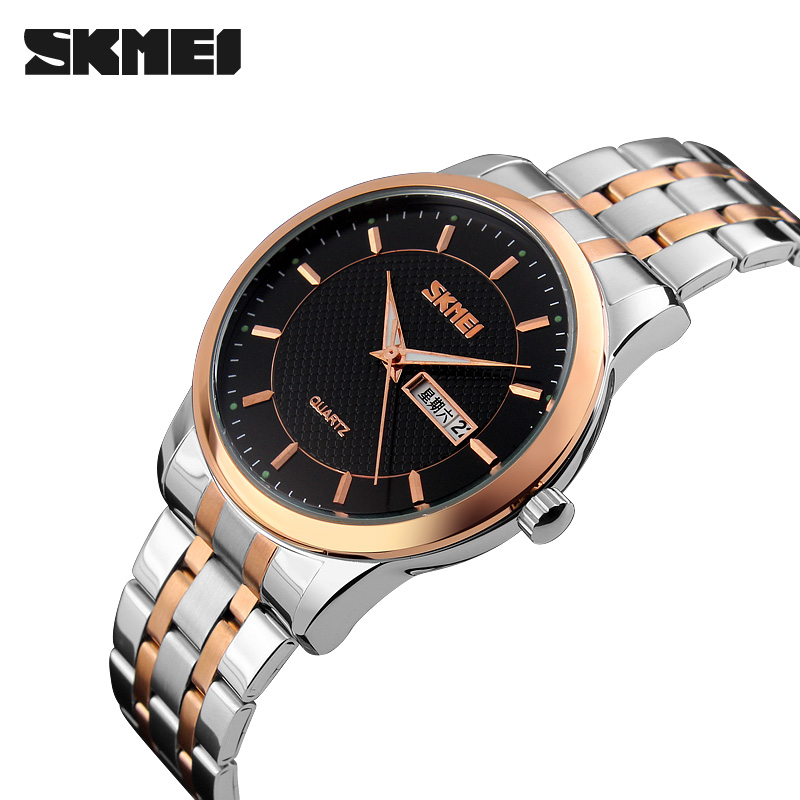 skmei jam tangan analog premium pria 9119 black skmei jam tangan analog premium pria 9119 black