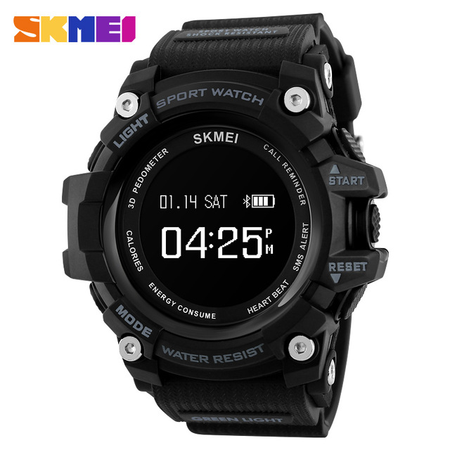 skmei jam tangan sporty smartwatch bluetooth 1188 black jakartanotebook skmei jam tangan sporty smartwatch bluetooth 1188 black jakartanotebook