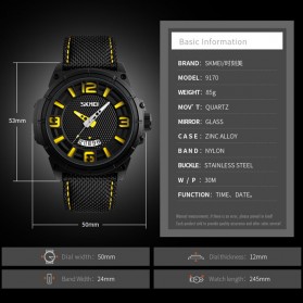SKMEI Jam Tangan Analog Design Pria - 9170 - Red - 6