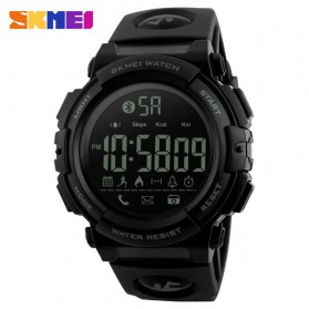 SKMEI Jam Tangan Olahraga Smartwatch Bluetooth - 1303 - Black/Black