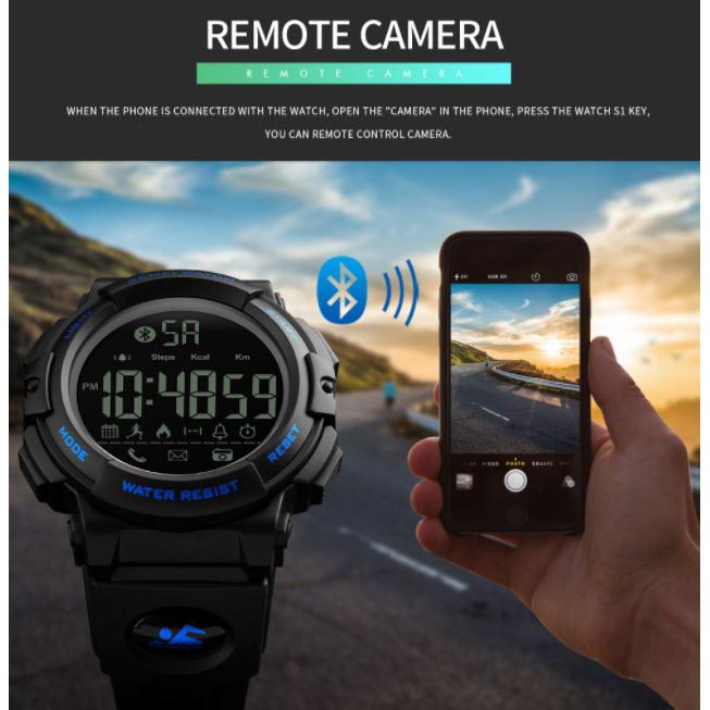 Gambar produk SKMEI Jam Tangan Olahraga Smartwatch Bluetooth - 1303