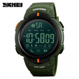 SKMEI Jam Tangan Olahraga Smartwatch Bluetooth - 1301 - Army Green