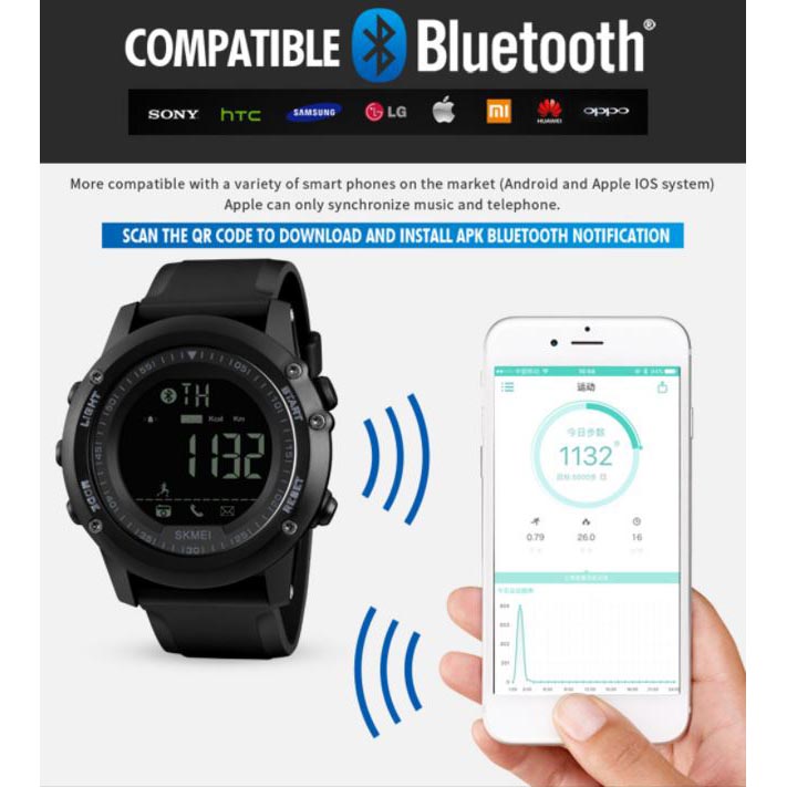 skmei smart watch 1321