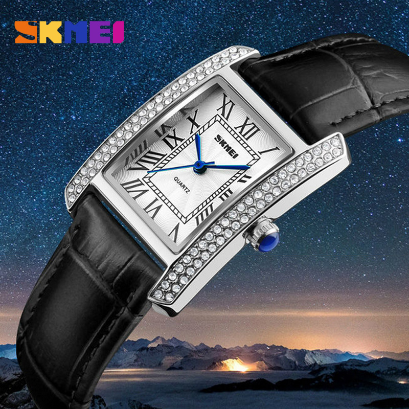 skmei jam tangan analog wanita 1281 silver skmei jam tangan analog wanita 1281 silver