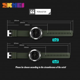 SKMEI Jam Tangan Olahraga Smartwatch Bluetooth Big - 1287 - Army Green - 4